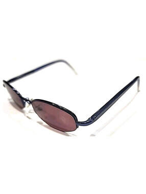 Versace M62 Small Blue Metal Half Rim Oval Eyeglasses Frame 49-19 130